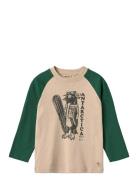 Wheat T-Shirt L/S Rolf Grön