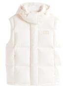 Tommy Jeans Tjw Alaska Grid Down Vest Kräm