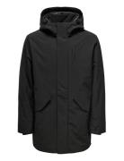 ONLY & SONS Onssayn Waterproof Stretch Parka Otw Svart