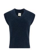 Calvin Klein Jeans Over D Boucle Vest Marinblå