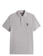 Tommy Hilfiger Heather Crest Reg Polo Grå