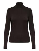 ONLY Onlsia L/S Roll Neck Top Box Jrs Brun