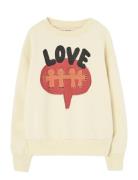 THE ANIMALS OBSERVATORY Love Flan Yellow Bear Sweatshirt Gul