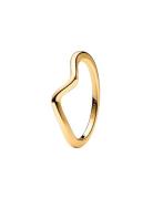 Pandora Wave 14K Gold-Plated Ring Guld