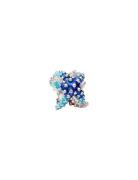 Pandora Starfish Sterling Silver Charm With Shaded Blue And Pink Ename...
