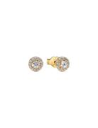 Pandora 14K Gold-Plated Stud Earrings With Clear Cubic Zirconia Guld