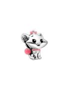 Pandora Disney Marie Sterling Silver Charm With Black And Pink Enamel ...