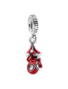 Pandora Marvel Spider-Man Sterling Silver Dangle With Black And Transp...
