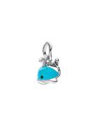 Pandora Whale Sterling Silver Dangle With Clear Cubic Zirconia, Imitat...