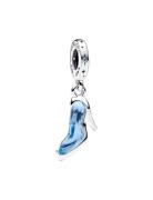 Pandora Disney Cinderella Shoe Sterling Silver Dangle With Fancy Light...