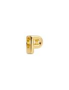 Pandora Letter P 14K Gold-Plated Charm Guld