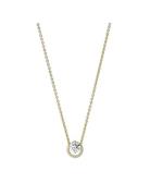 Pandora 14K Gold-Plated Collier With Clear Cubic Zirconia Guld