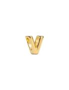 Pandora Letter V 14K Gold-Plated Charm Guld