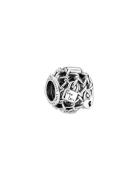Pandora Padlock And Fence Sterling Silver Charm Silver