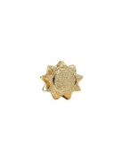 Pandora Textured Sun 14K Gold-Plated Mini Charm Guld