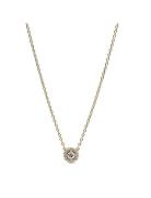 Pandora 14K Gold-Plated Collier With Clear Cubic Zirconia Guld