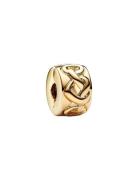 Pandora Knotted Hearts 14K Gold-Plated Clip Guld