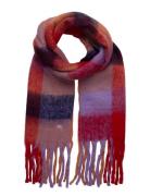 French Connection Fc Fluffy Check Scarf Multi/patterned