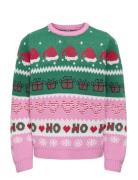 Kids Only Koghoho Xmas Ls Pullover Knt Rosa