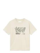 WOOD WOOD Wwoliver Tee Ropelab 25220 Kräm