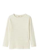Lil'Atelier Nmflake Ls Slim Top Lil Vit