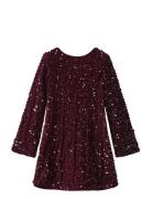 Name It Nkfrusitta Ls Dress Burgundy