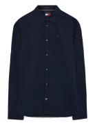 Tommy Jeans Tjm Original Stretch Shirt Marinblå