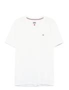 Tommy Jeans Tjm Original Jersey V Neck Tee Vit