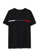 Tommy Hilfiger Hilfiger Chest Insert Tee Svart