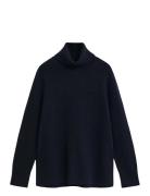 GANT Soft Wool Turtleneck Blå