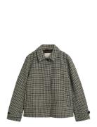 GANT Checked Short Wool Blend Car Coat Multi/patterned