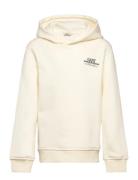GANT Graphic Hoodie Kräm