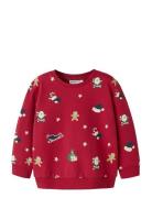 Name It Nmnrohom Ls Nreg Sweat Bru Röd