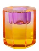 C'est Bon Crystal Candle Holder Orange