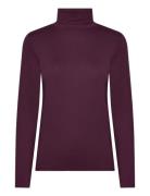 Soaked In Luxury Slhanadi Rollneck Ls Burgundy