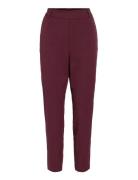 Vila Vivar Hw Slim Pant - Noos Burgundy