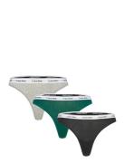 Calvin Klein Thong 3Pk Multi/patterned