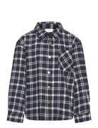 The New Tnronan Os L_S Flannel Shirt Blå