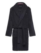 Tommy Hilfiger Towelling Bathrobe Marinblå