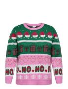 ONLY Carmakoma Carhoho X-Mas Ls Pullover Knt Rosa