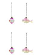 House Doctor Julepynt, Hdpez, Gylden;Pink Multi/patterned