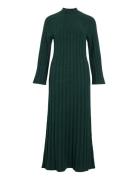 Vila Vicleo Highneck L/S Ankle Knit Dress Grön