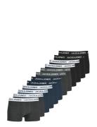 Jack & J S Jacsolid Trunks 12 Packs Blå