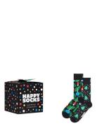 Happy Socks 2-Pack Holiday Tree Socks Gift Set Svart