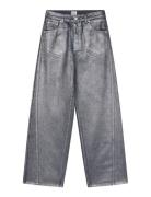 Mads Nørgaard Metallic Denim Christel Jeans Silver