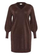 Kaffe Curve Kcregitta Knit Dress Brun