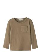 Lil'Atelier Nmmthoro Hen Ls Slim Top Lil Brun