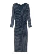 Mads Nørgaard Misa Dress Aop Marinblå