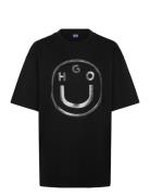 HUGO BLUE Over D_Tee_B_6 Svart