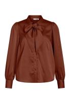 Vila Vilucha L/S Shirt/Bfs Brun
